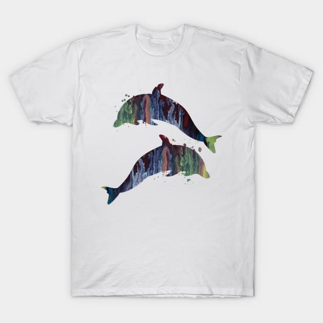 Dolphins! T-Shirt by TheJollyMarten